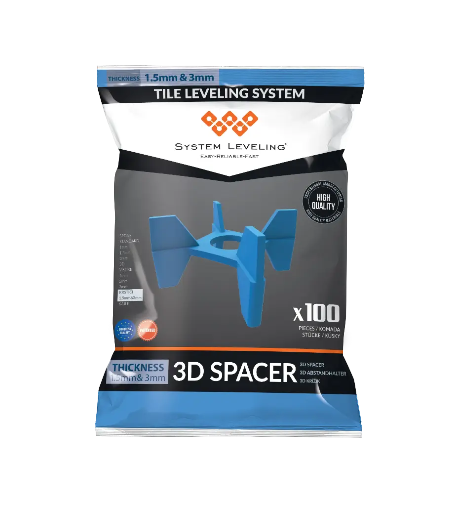 3D Tile Krstic – (1.5 mm & 3 mm) - kesa 100 komada