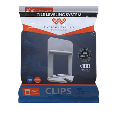Spone XL Clips 2 mm –  za plocice 15–22 mm